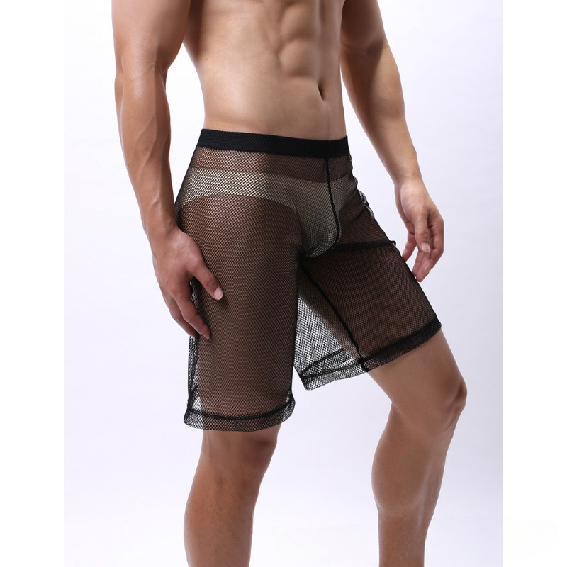 Low Rise Mesh Erotic Underwear - Trunk Breathable Men 评论和价格